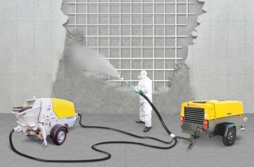 Торкретирование бетона: технология и способы нанесения