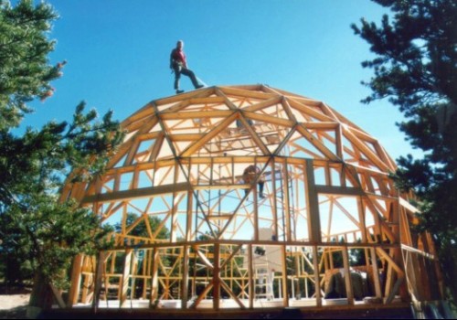 Купольные дома (сферические): геодезический купол